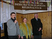 p. Jzef Kunc - dyrektor szkoy w Dzianiszu, M. Btkowska dyrektor GOKR i W. Pilch - sekretarz Gminy.