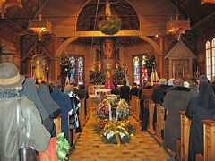 msza więta pogrzebowa w kociele parafialnym w Kocielisku, 28 stycznia 2006 r.