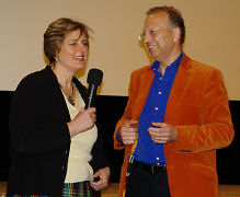 Henrietta i Piotr Fudakowscy po pokazie filmu w Krakowie, w marcu 2006 r.