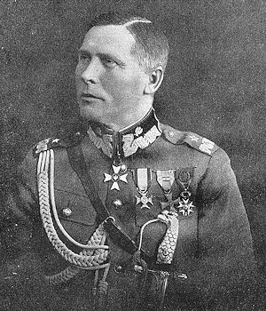 Gen. Andrzej Galica; fotografia publikowana w ok. 1929 roku; z zasobów public domain www.wikimedia.org
