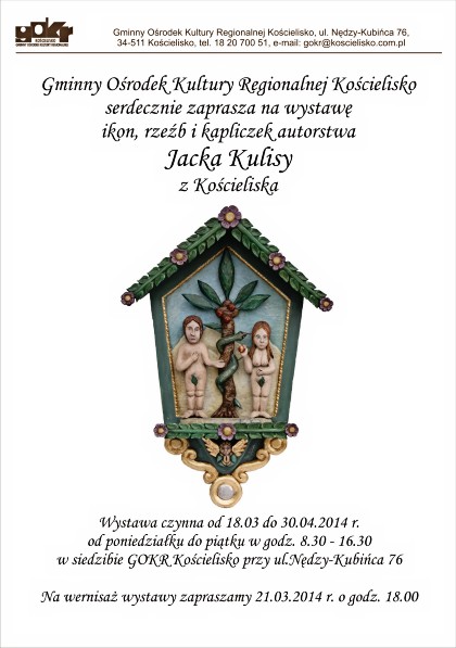 Jacek Kulisa -ikony, kapliczki, rzeźby